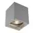 SLV Big Theo Plafond Spot Aluminium Grijs | Buitenverlichting - IP44 - Geschikt voor 1x GU10 Max. 75W - Dimbaar