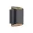Nordlux Nico 22 Wandlamp Zwart IP54 | Geschikt voor 4x GU10